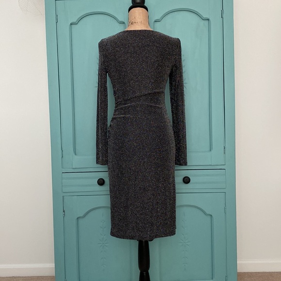 Lauren Ralph Lauren Dress. Size 2. Silver/Black sparkly material - Picture 6 of 14